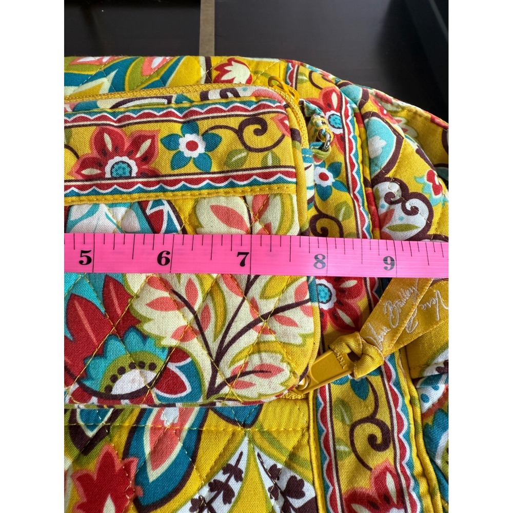 Vera Bradley Shoulder Bag Women's Floral Quilted Crossbody Small Wristlet Inside - Picture 13 of 16